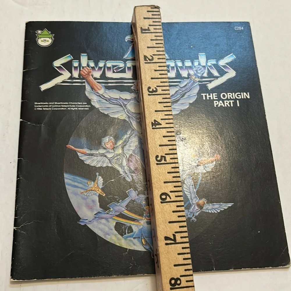 Silverhawks Book 1986 SilverHawks Book The Origin Part 1 , Book Only
